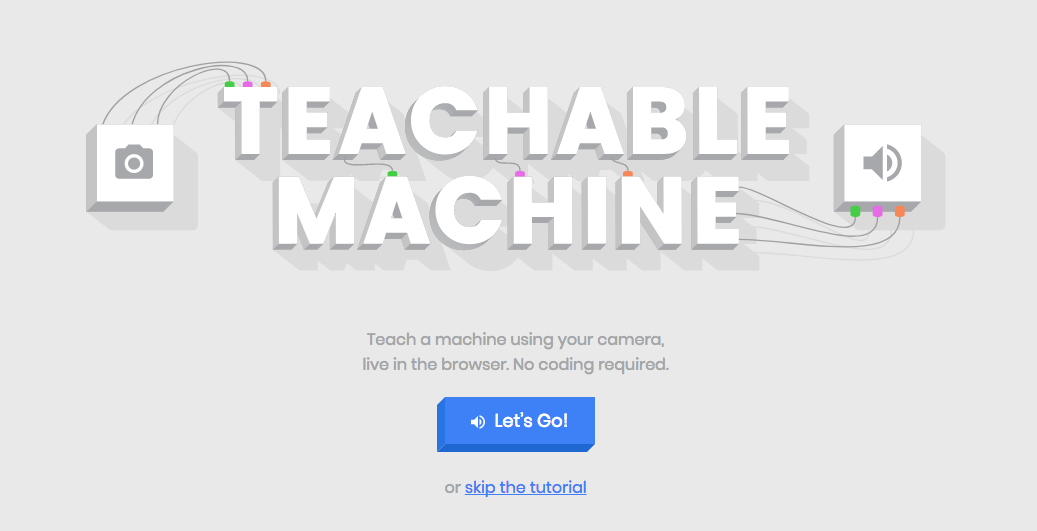 Teachable Machine, Neuronales Netzwerk im Webbrowser